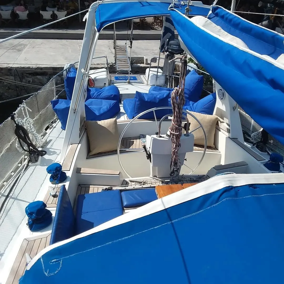 Explore Nea Peramos on a 20m Atlantic 70 Sailing Yacht Rental