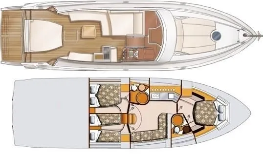 Explore Portorož on a 16.68m Rental Motor Yacht Atlantis 54