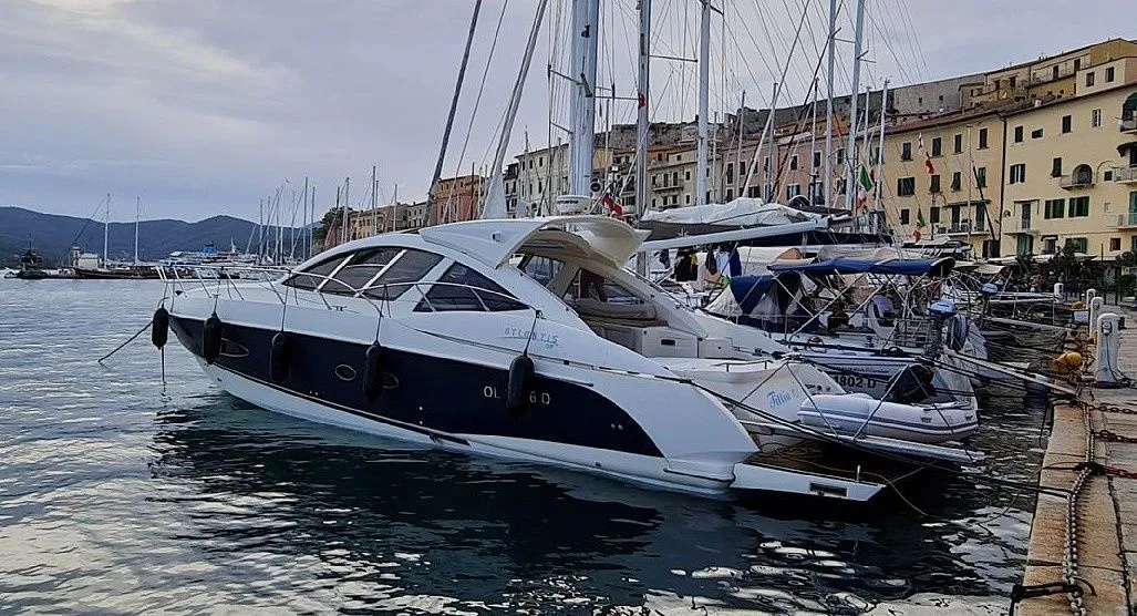 Explore Portorož on a 16.68m Rental Motor Yacht Atlantis 54