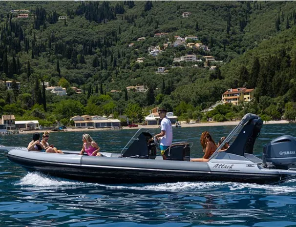 Charter a 8m Attack Rib 8 in Gouvia