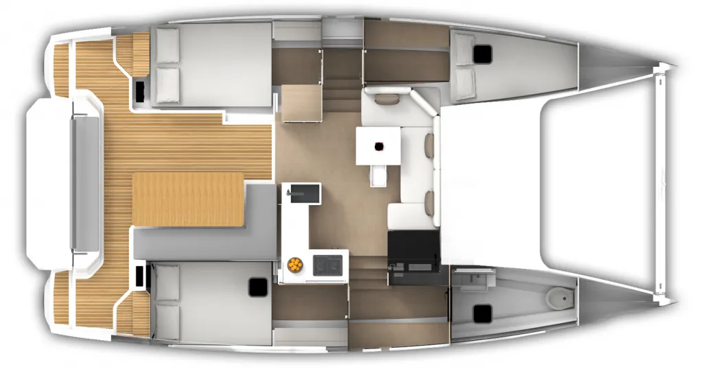 Rent a 10.5m Catamaran in Barcelona