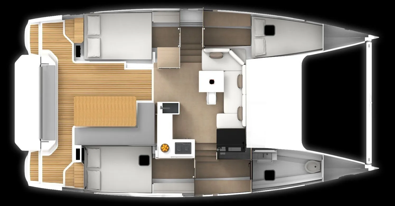 Rent a 9.98m 3 Cabin Catamaran in Zadar
