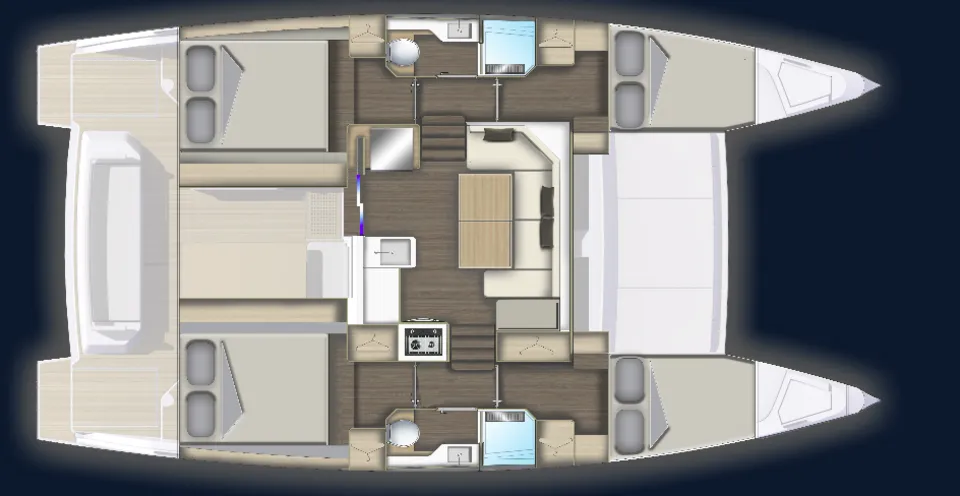 Charter a 10.9m Aventura 37 Catamaran in Novi Vinodolski
