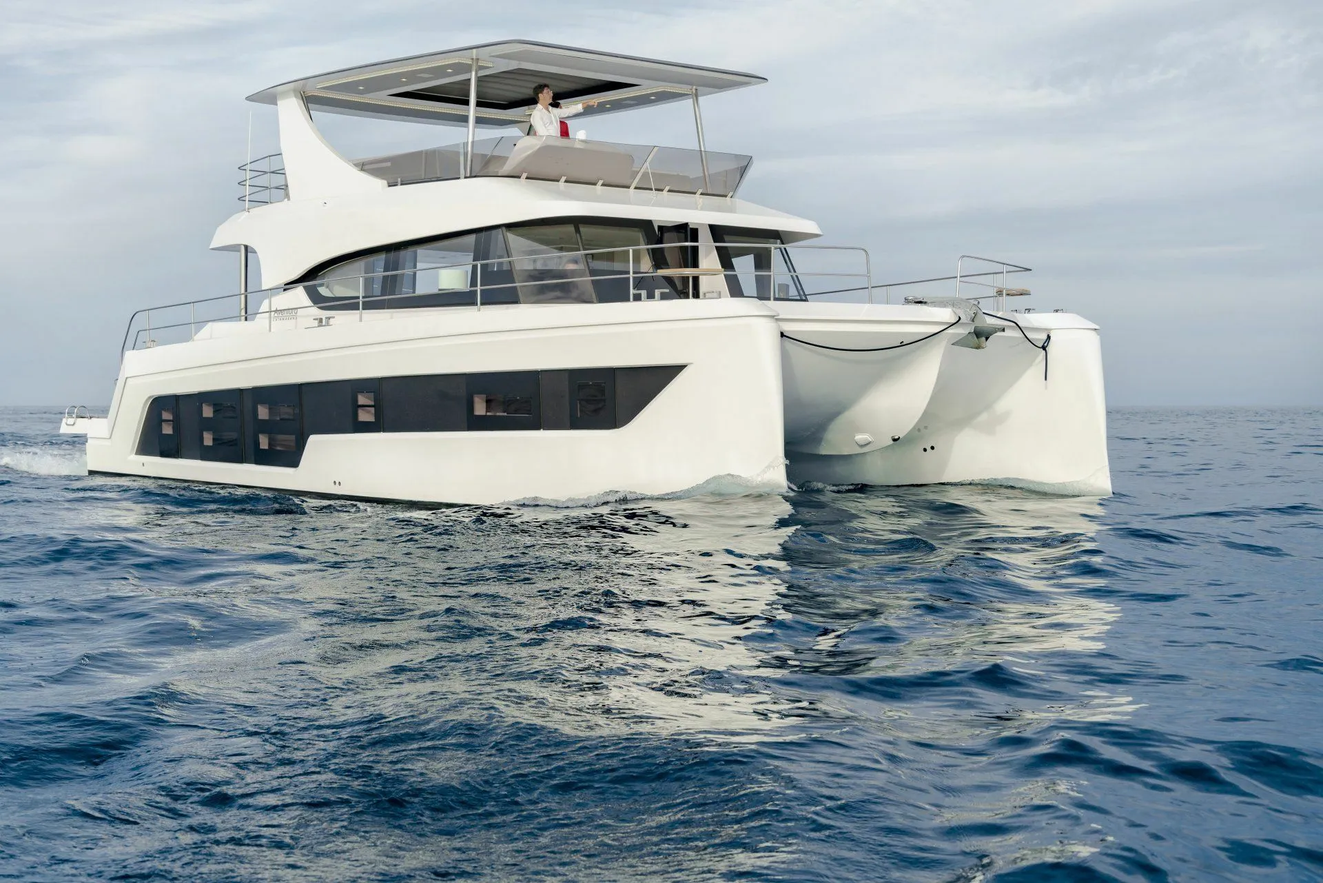 Charter a 15.18m Aventura 50 MY Power Catamaran in Tortola