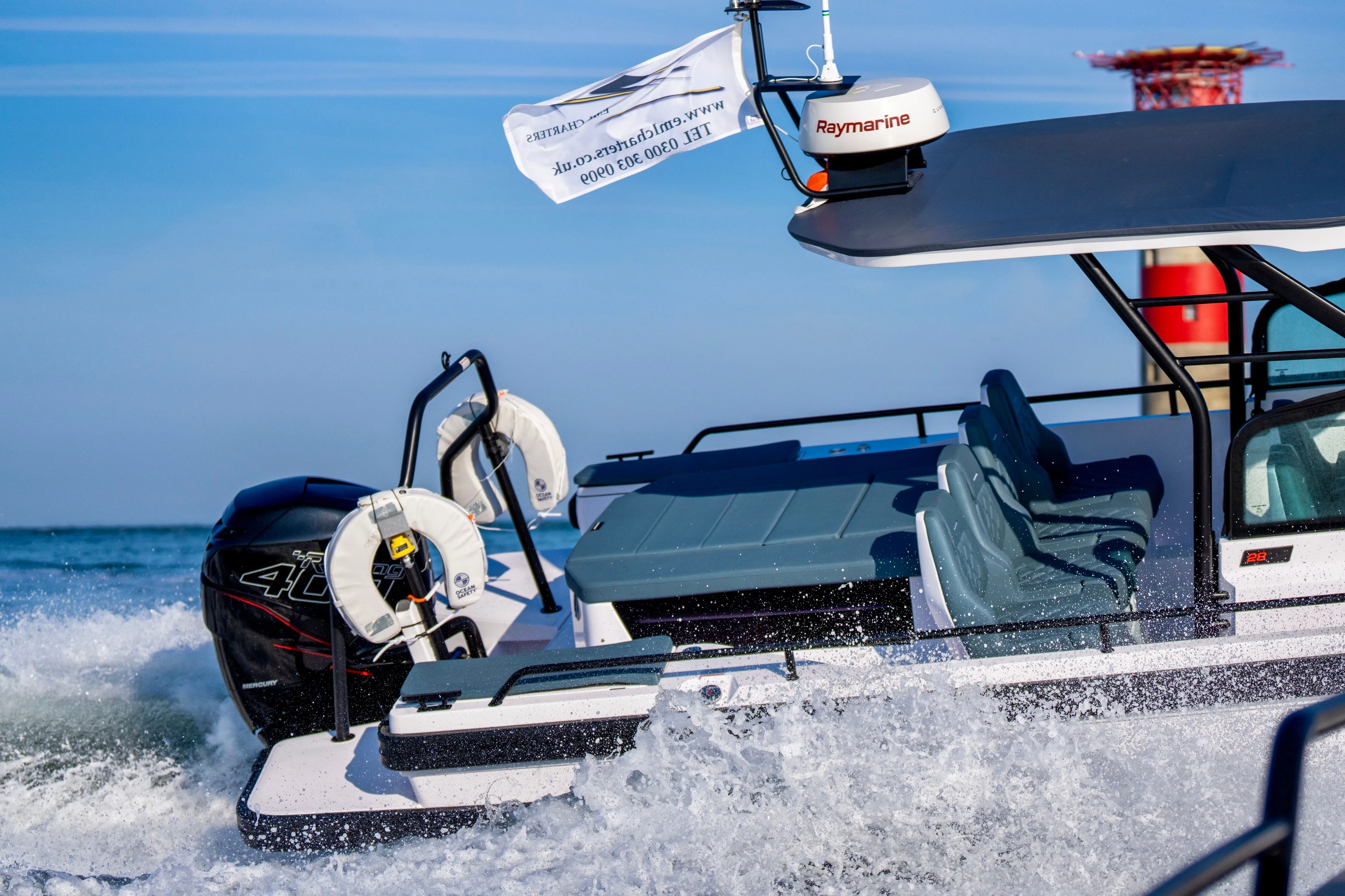 Splashproof Charter Boat