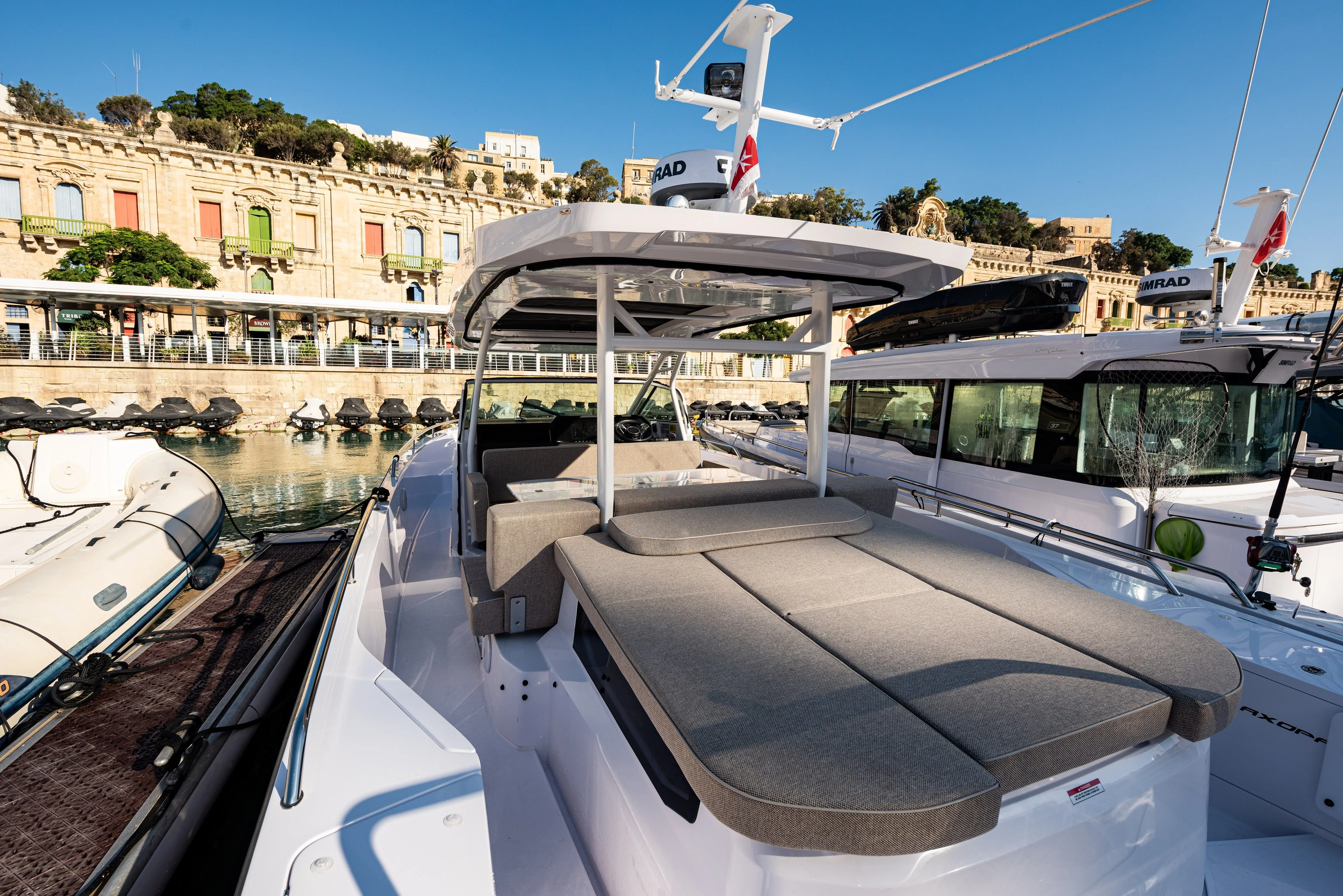 Charter a 11.5m Motor Yacht Axopar 37 Sun Top in Floriana