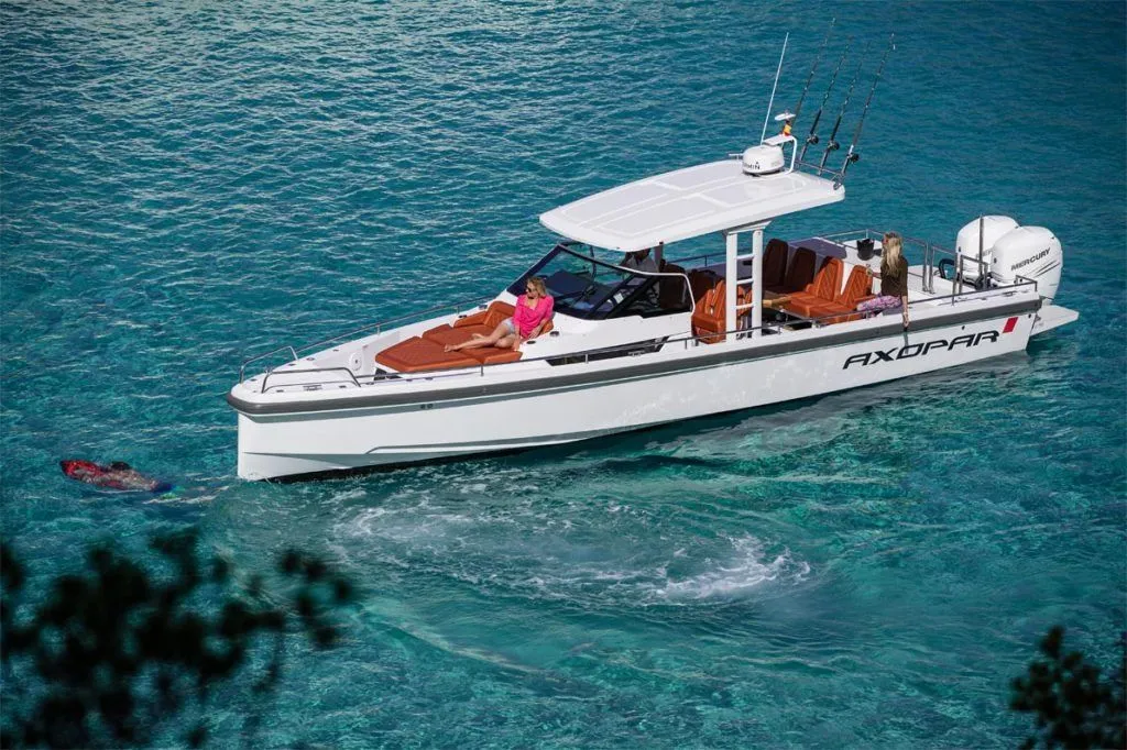 Explore Chania on a 13m Rental Motor Yacht Axopar 37 TT