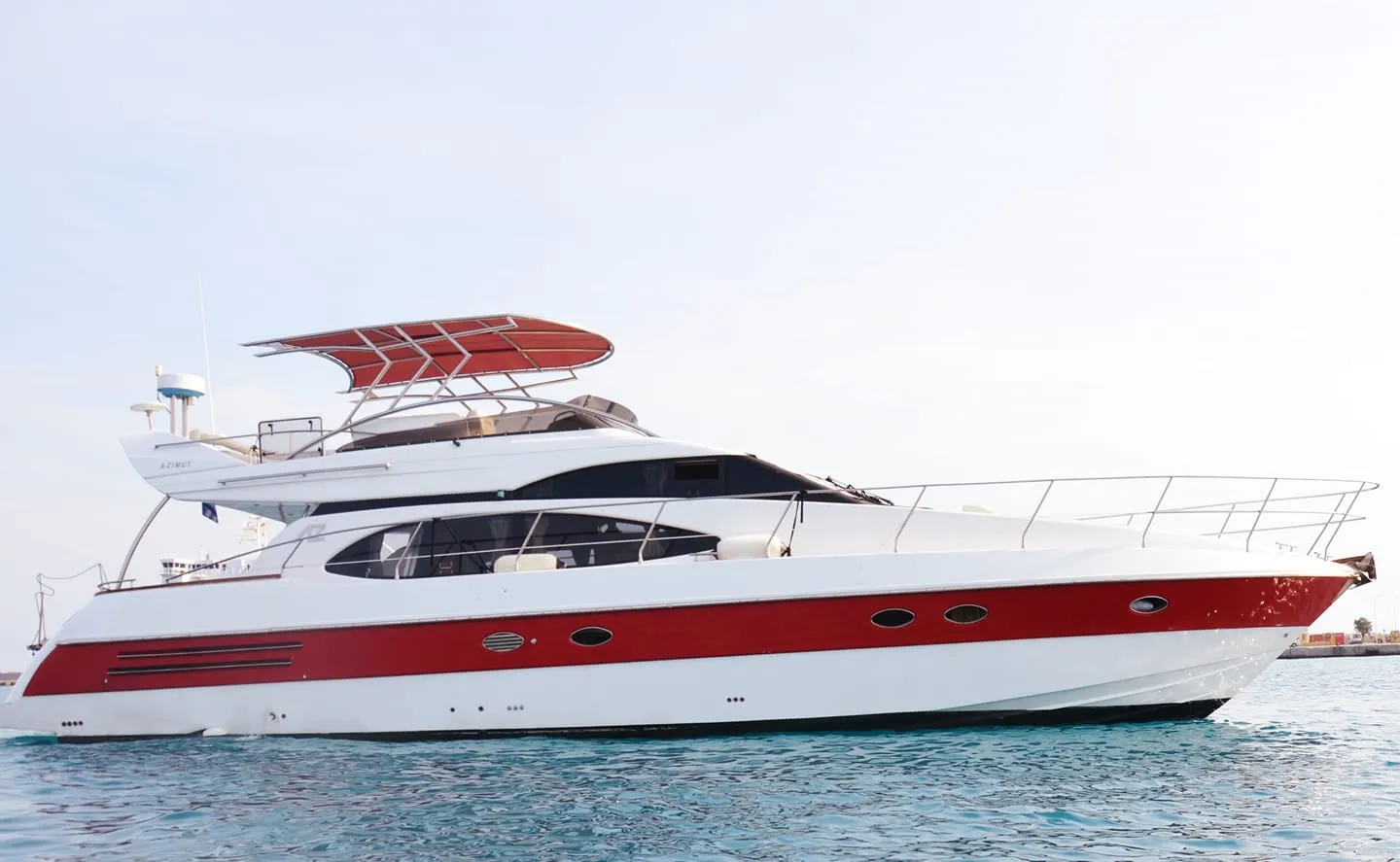 Rent a 17m Azimut 2000 Motor Yacht in Rhodes Town