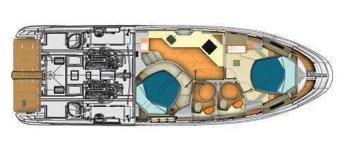 13.78m Terracina Azimut 45 Motor Yacht Hire