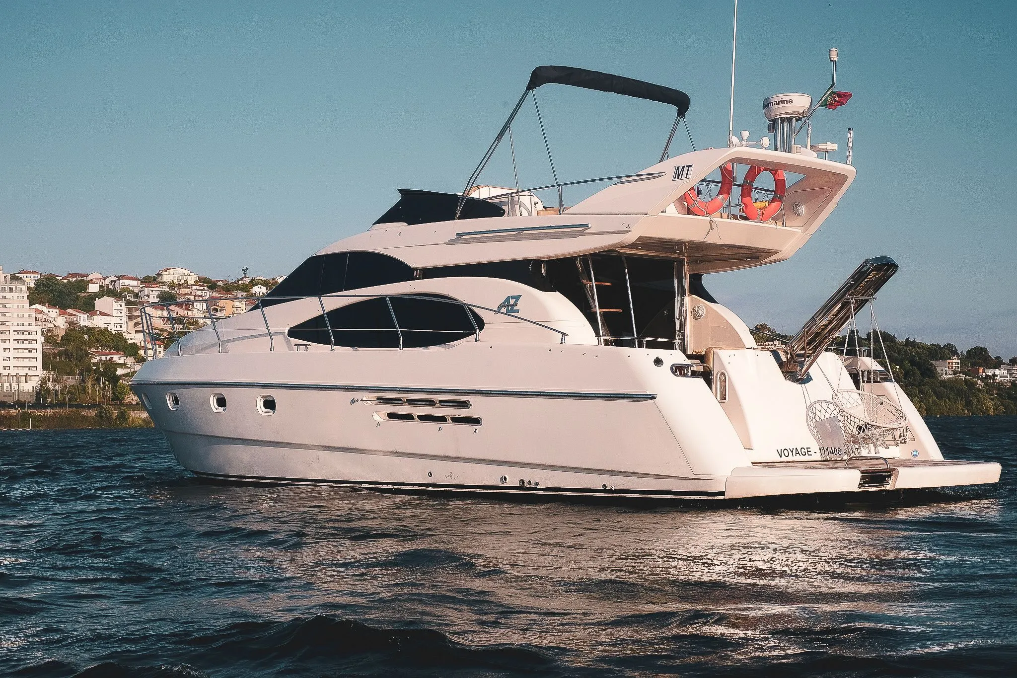Explore Porto on a 15m Rental Motor Yacht Azimut 50