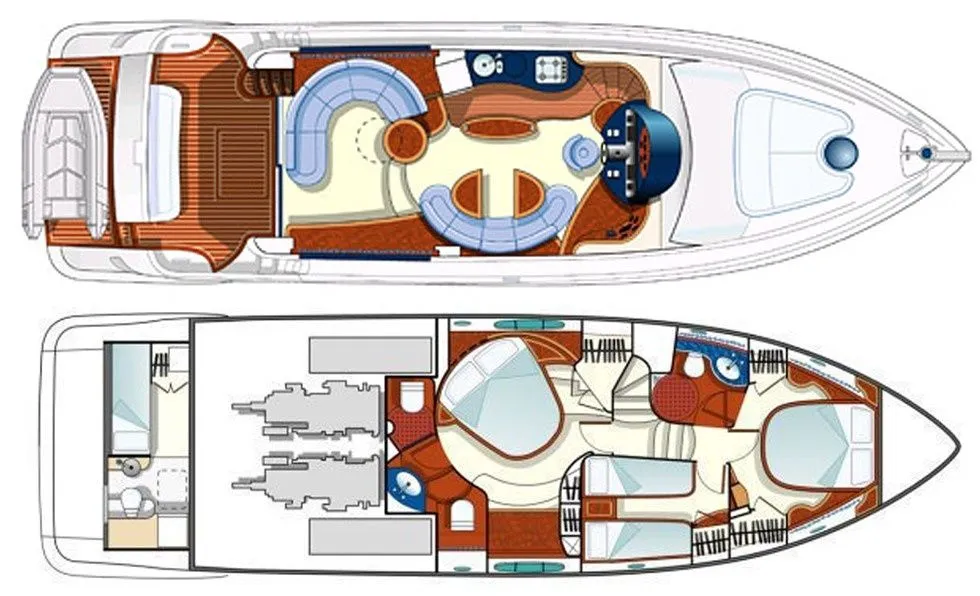 Charter a 17.51m Azimut 55 in Bodrum