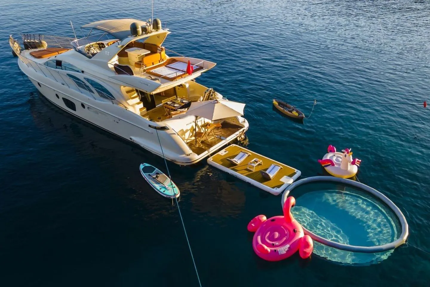 Explore Fethiye on a 20.8m Rental Azimut 62 Fly
