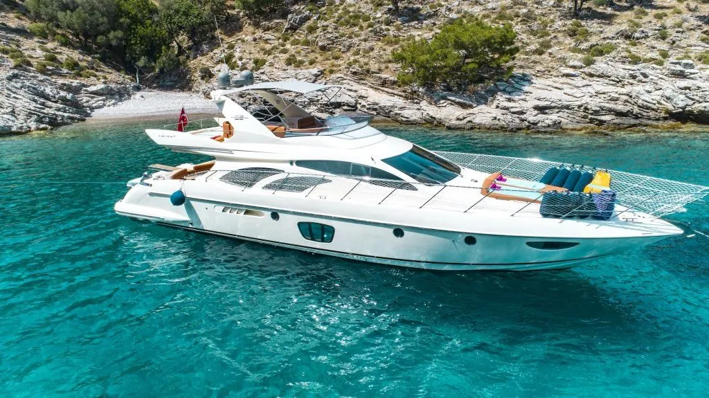Explore Fethiye on a 20.8m Rental Azimut 62 Fly