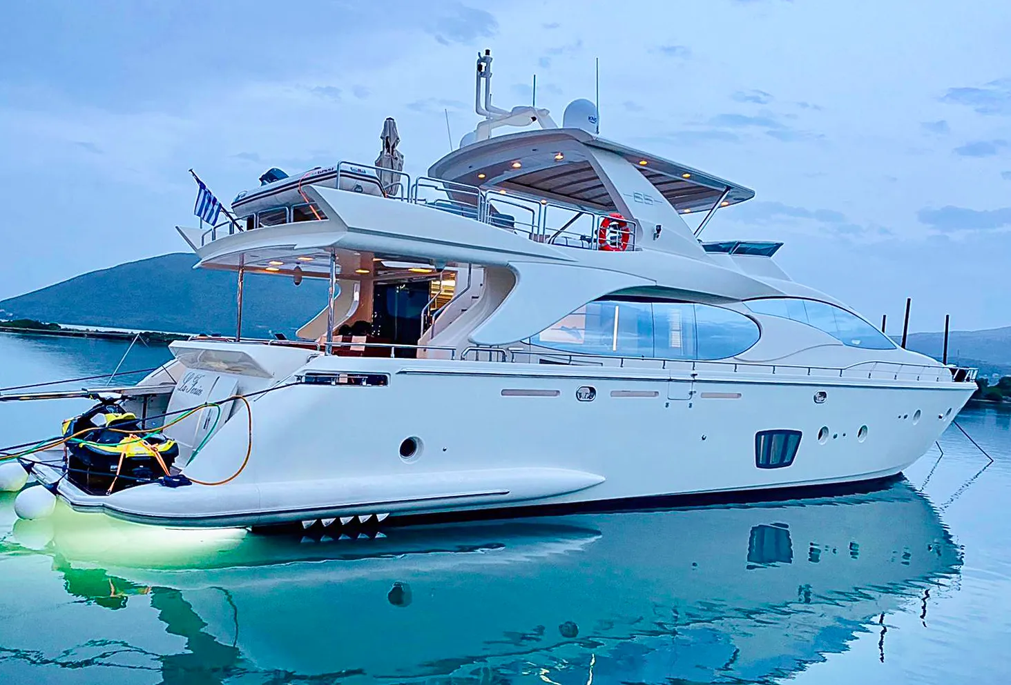 26.8m Gouvia 5 Cabin Motor Yacht Hire