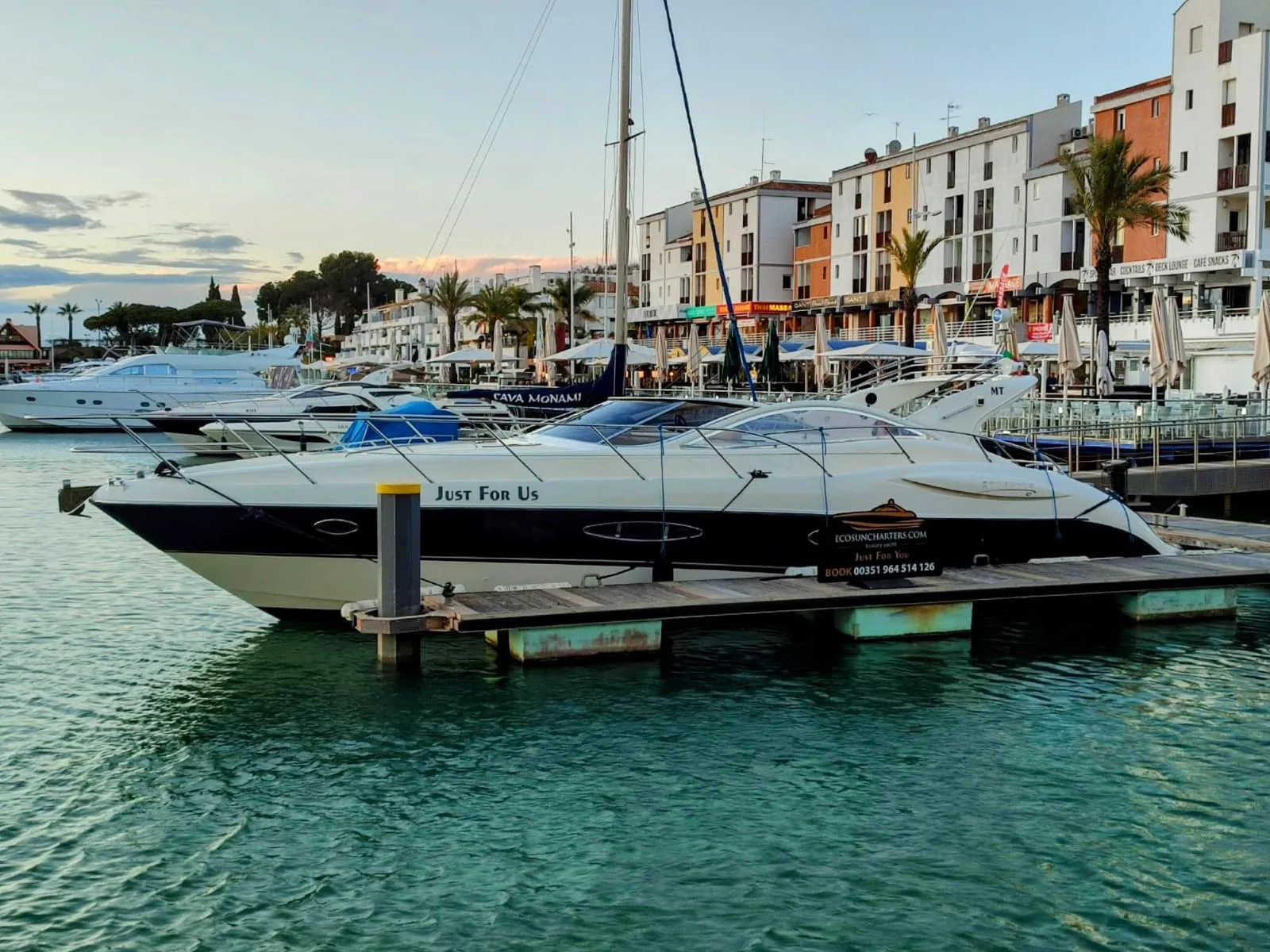 Charter a 14.3m 2 Cabin Motor Yacht in Vilamoura