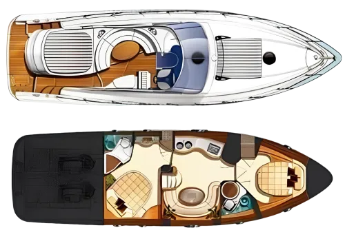 Charter a 14.3m 2 Cabin Motor Yacht in Vilamoura