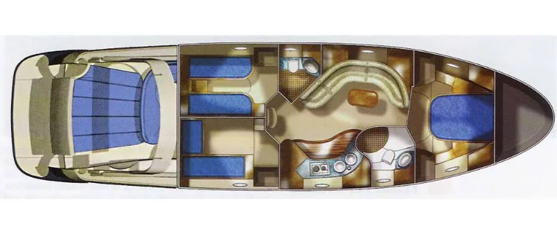Charter a 17m 2 Cabin Motor Yacht in Puntone di Scarlino