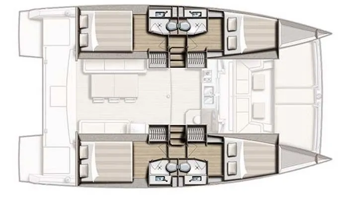 Explore Tribunj on a 11.99m Rental Catamaran Bali 4.0