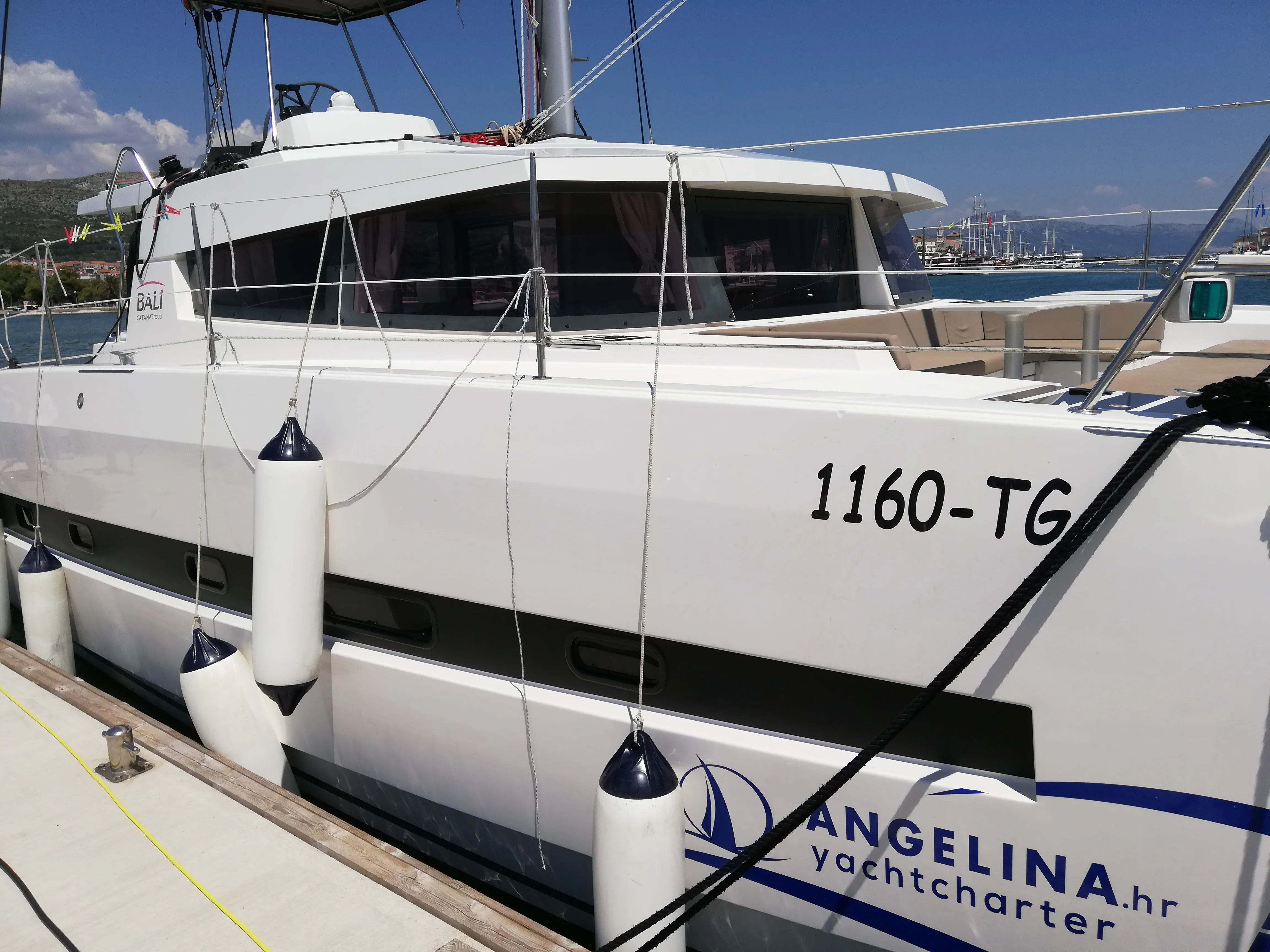 Explore Tribunj on a 11.99m Rental Catamaran Bali 4.0