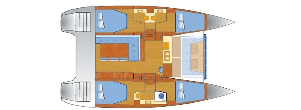 11.99m Can Pastilla Catamaran Bali 4.0 Hire