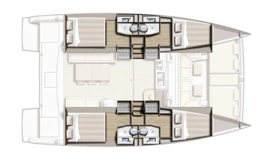 Rent a 12m 4 Cabin Catamaran in La Spezia