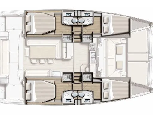 12.35m Šibenik Bali 4.1 Catamaran Hire