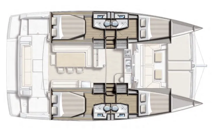 12.35m Warwick Catamaran Bali 4.1 Hire