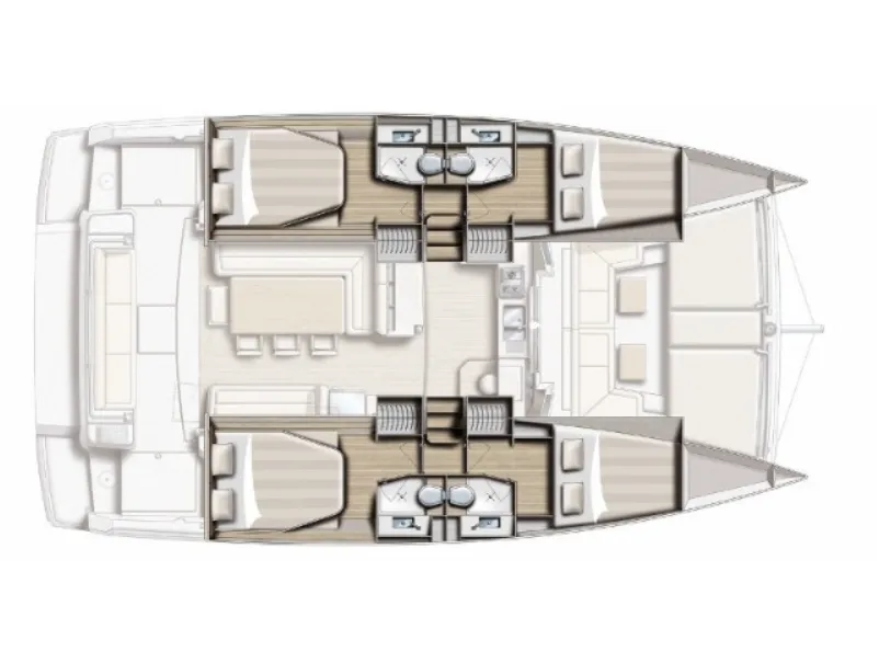 12.35m Preveza Bali 4.1 Catamaran Hire