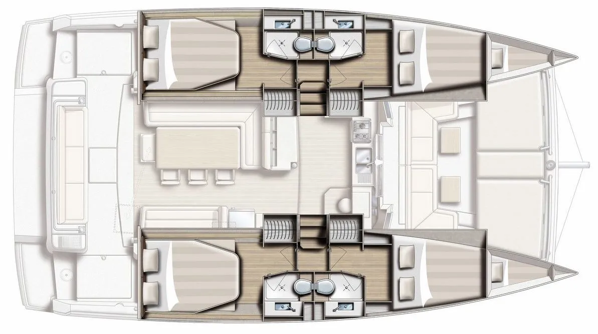 Explore Gouvia on a 12.37m Rental Catamaran Bali 4.1