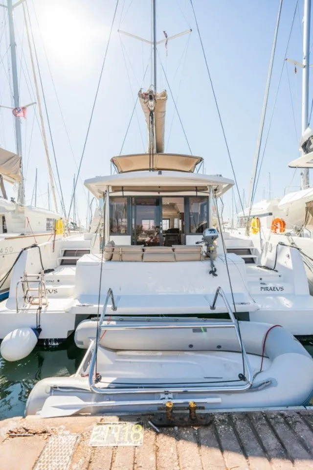 Explore Gouvia on a 12.37m Rental Catamaran Bali 4.1