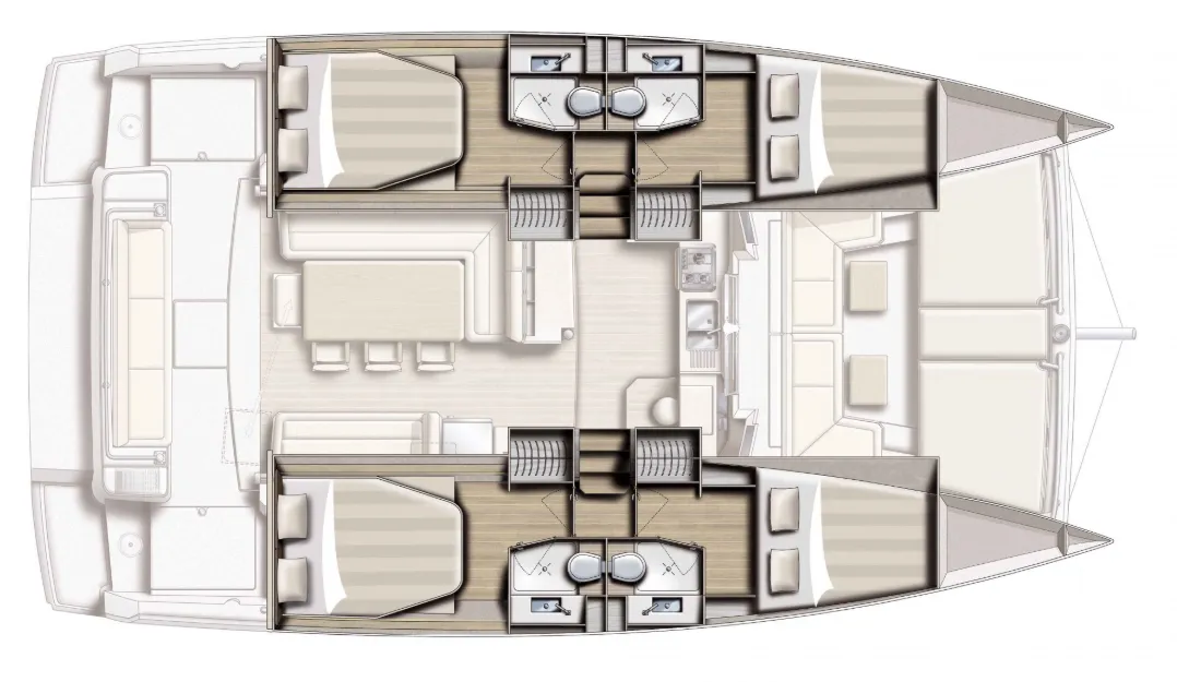 Charter a 12.35m Catamaran Bali 4.1 in Mykonos City