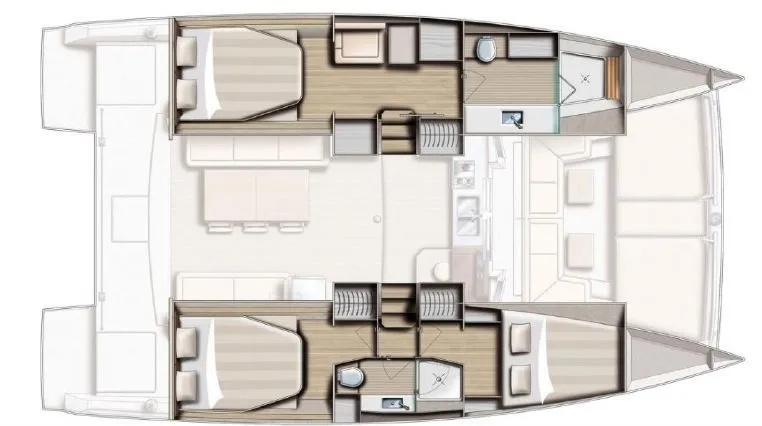 Charter a 12.35m 3 Cabin Catamaran in Grimaud