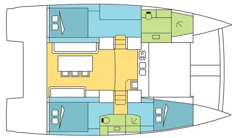 12.35m Key West Catamaran Bali 4.1 Hire