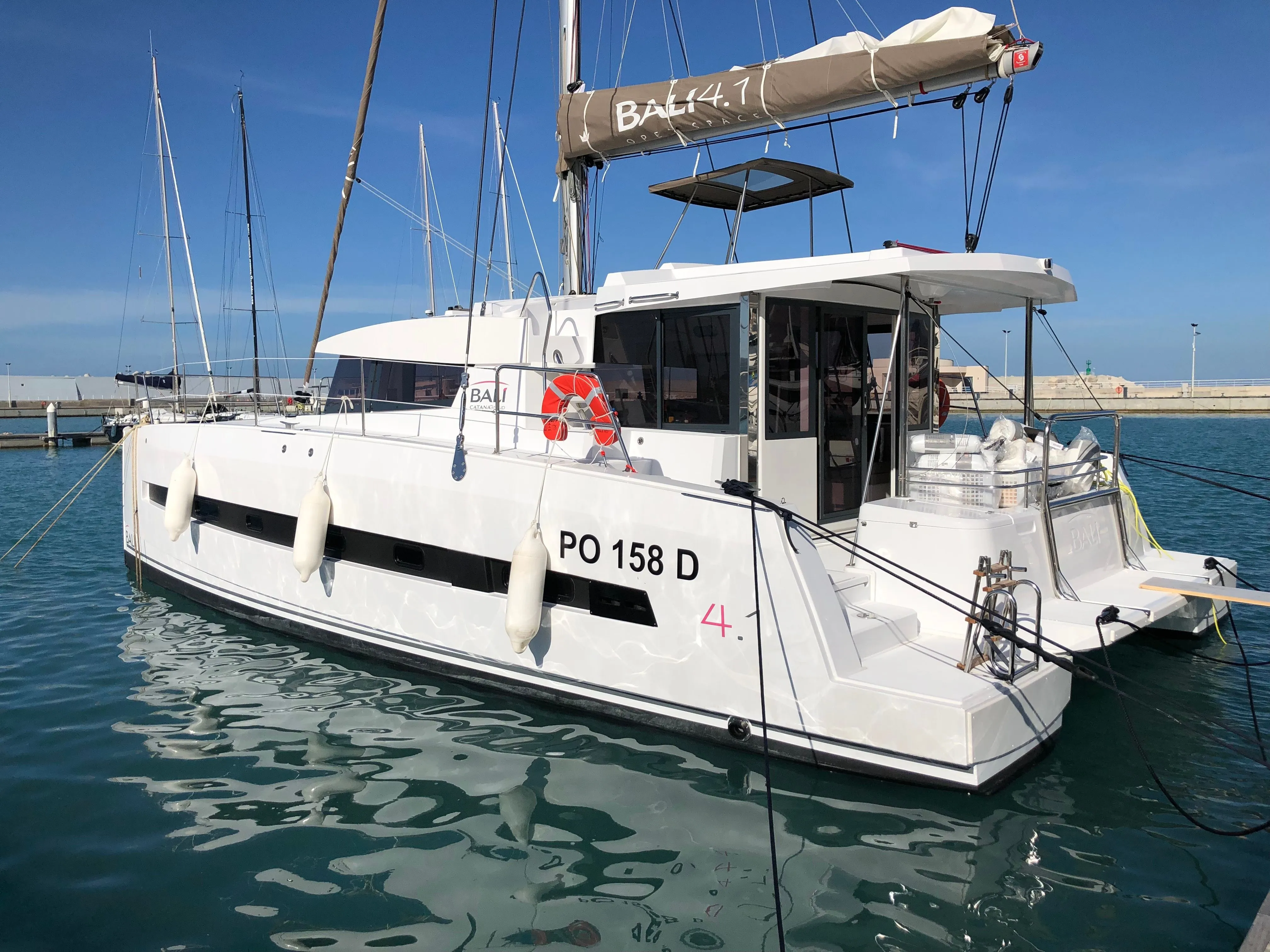 Explore Procida on a 12.37m 6 Cabin Catamaran Rental