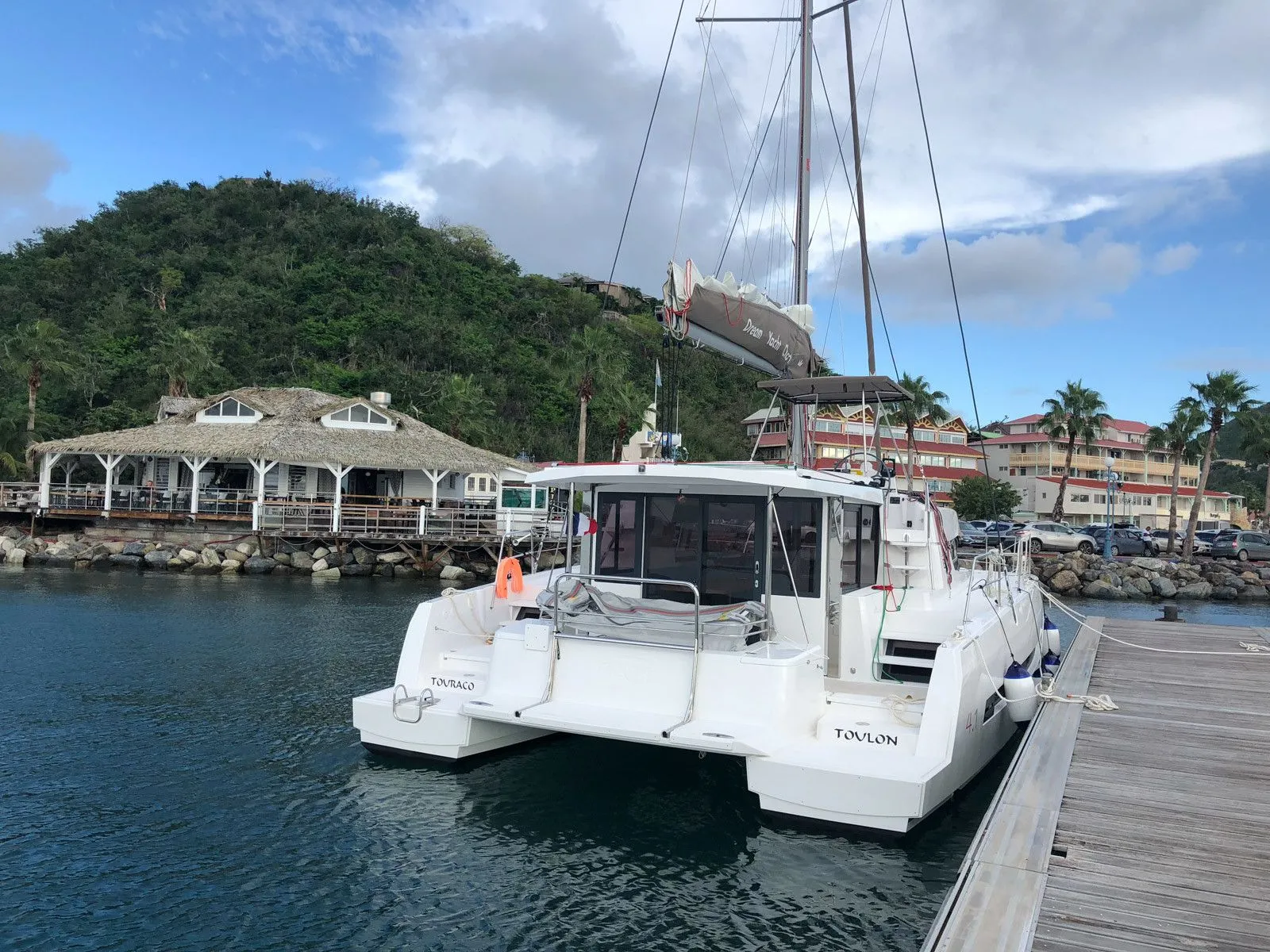 Explore Anse Marcel on a 12.35m Rental Boat
