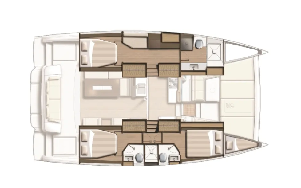 Charter a 12.86m Catamaran Bali 4.2 in Antibes