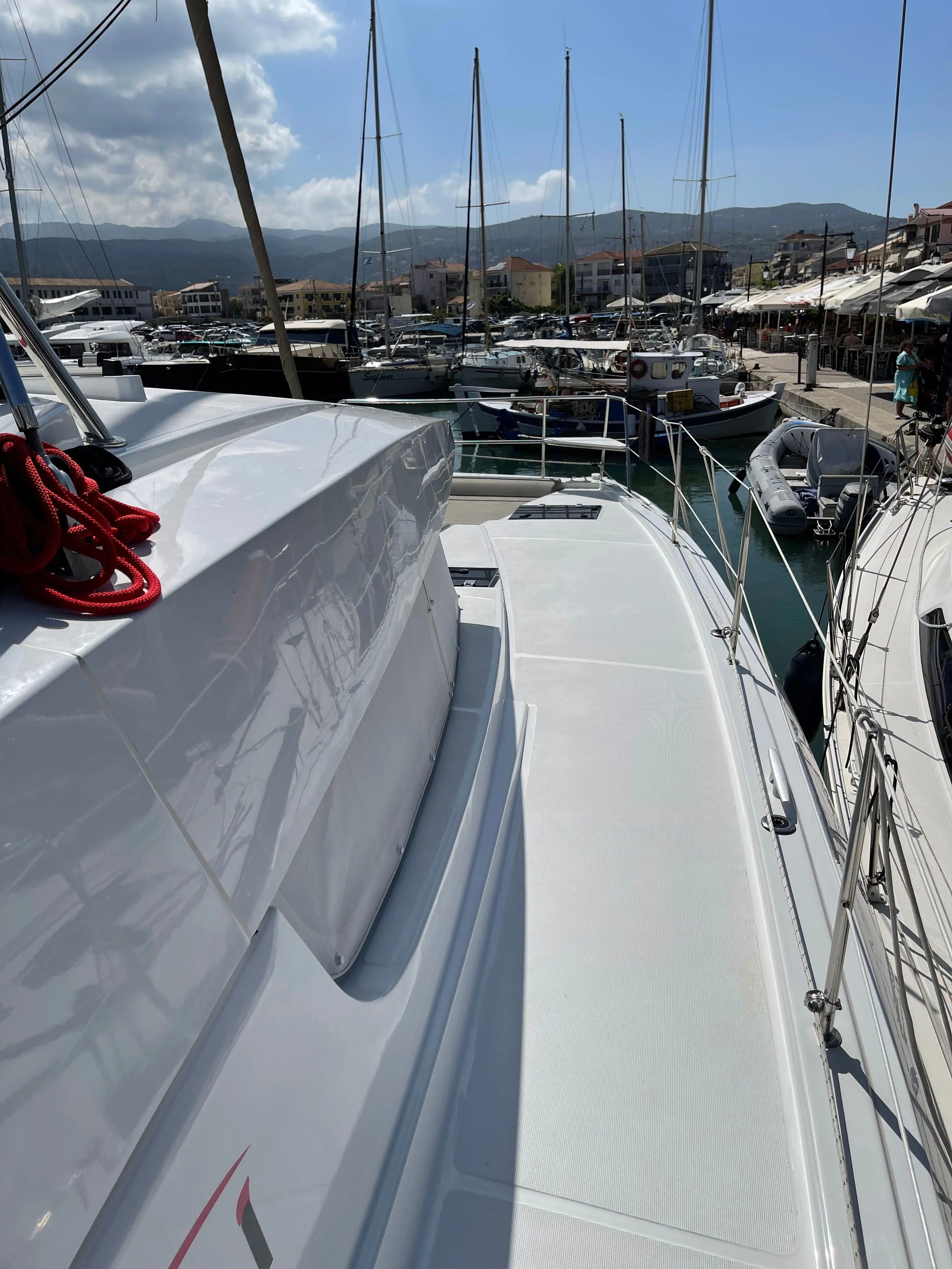 Blue Navy Charter Boat