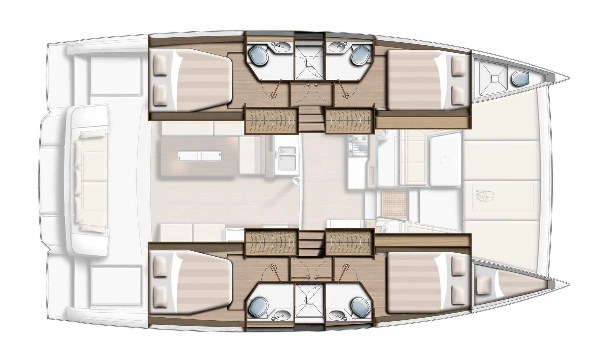 Explore Chang Wat Phuket on a 12.86m Rental Catamaran Bali 4.2