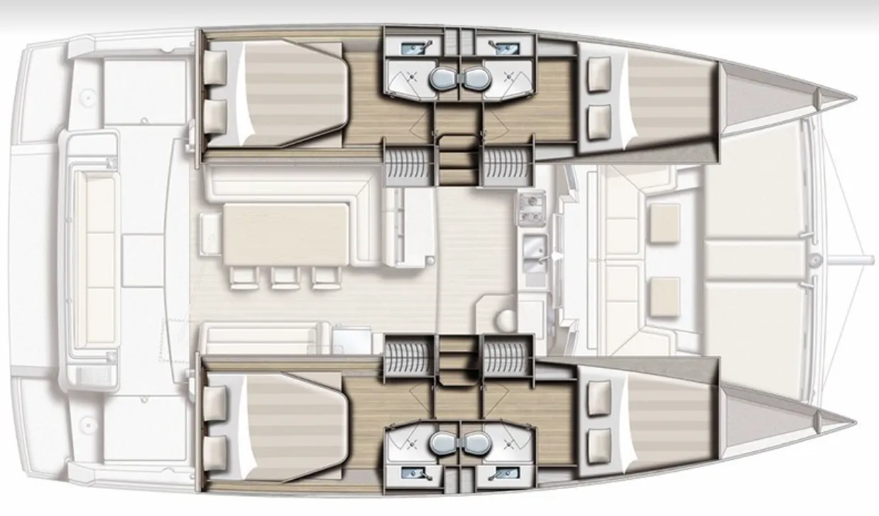 Kos 42.2 Charter Boat - 2