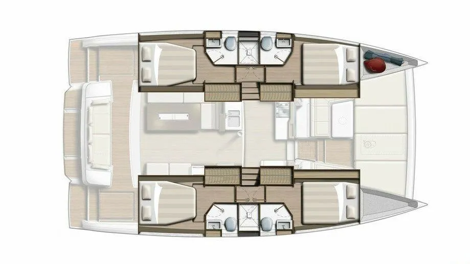 Rent a 12.85m 4 Cabin Catamaran in Pirovac