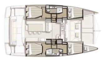 Charter a 12.8m 4 Cabin Catamaran in Salerno