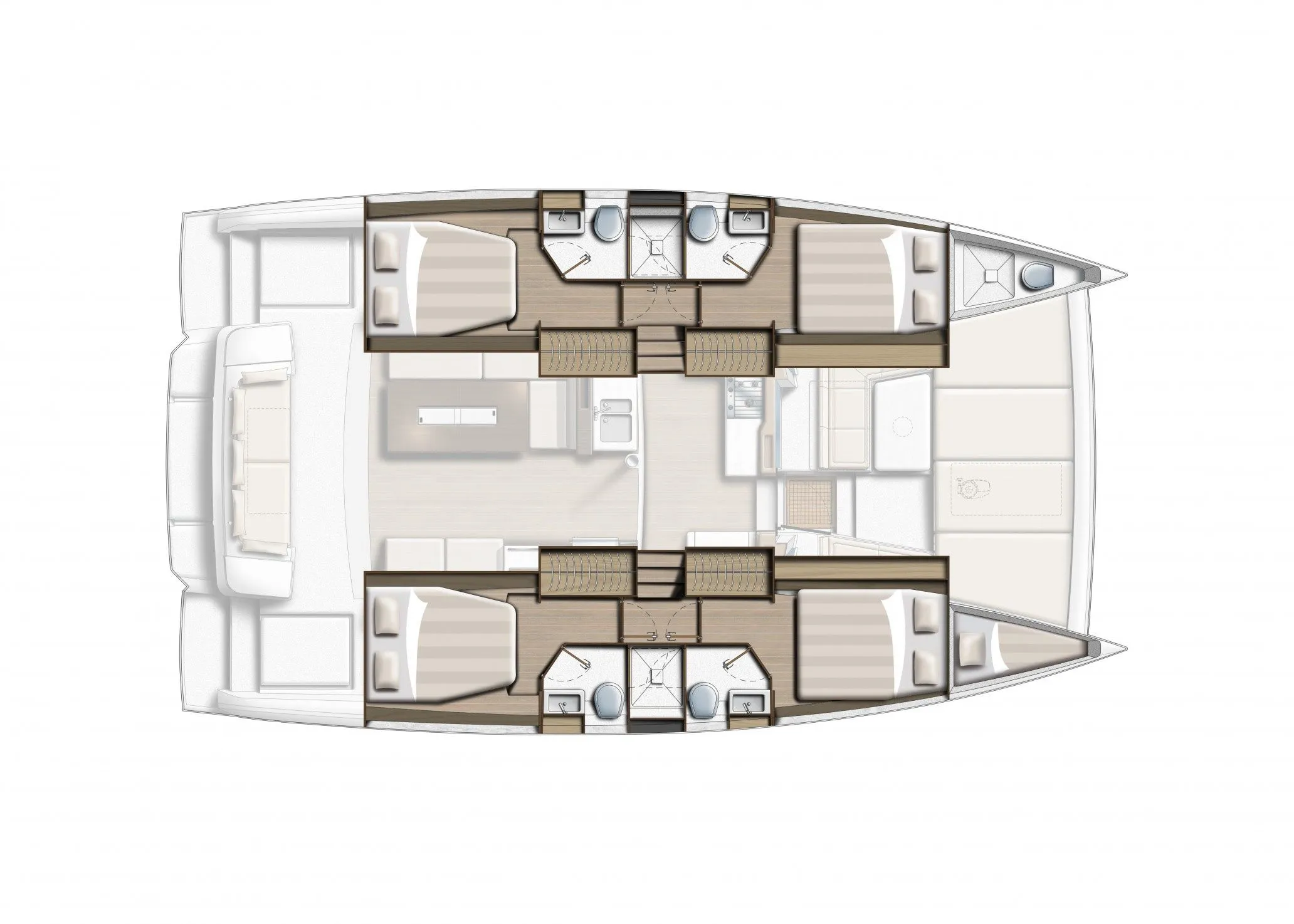 Rent a 12.85m Catamaran Bali 4.2 in Zadar
