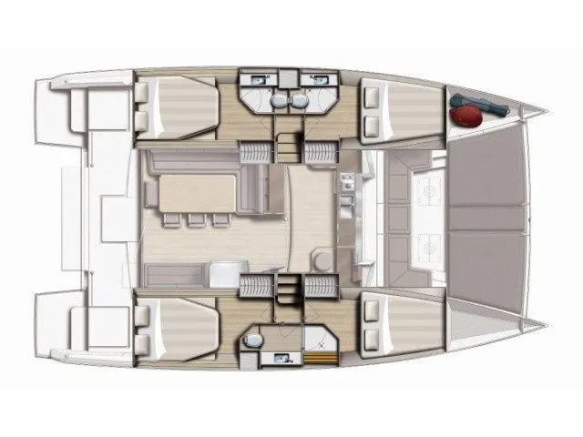 13.1m Capo d'Orlando Bali 4.3 Catamaran Hire