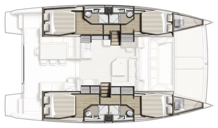 13.1m Preveza Bali 4.3 Catamaran Hire