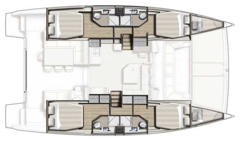 13.1m Toulon Catamaran Bali 4.3 Hire