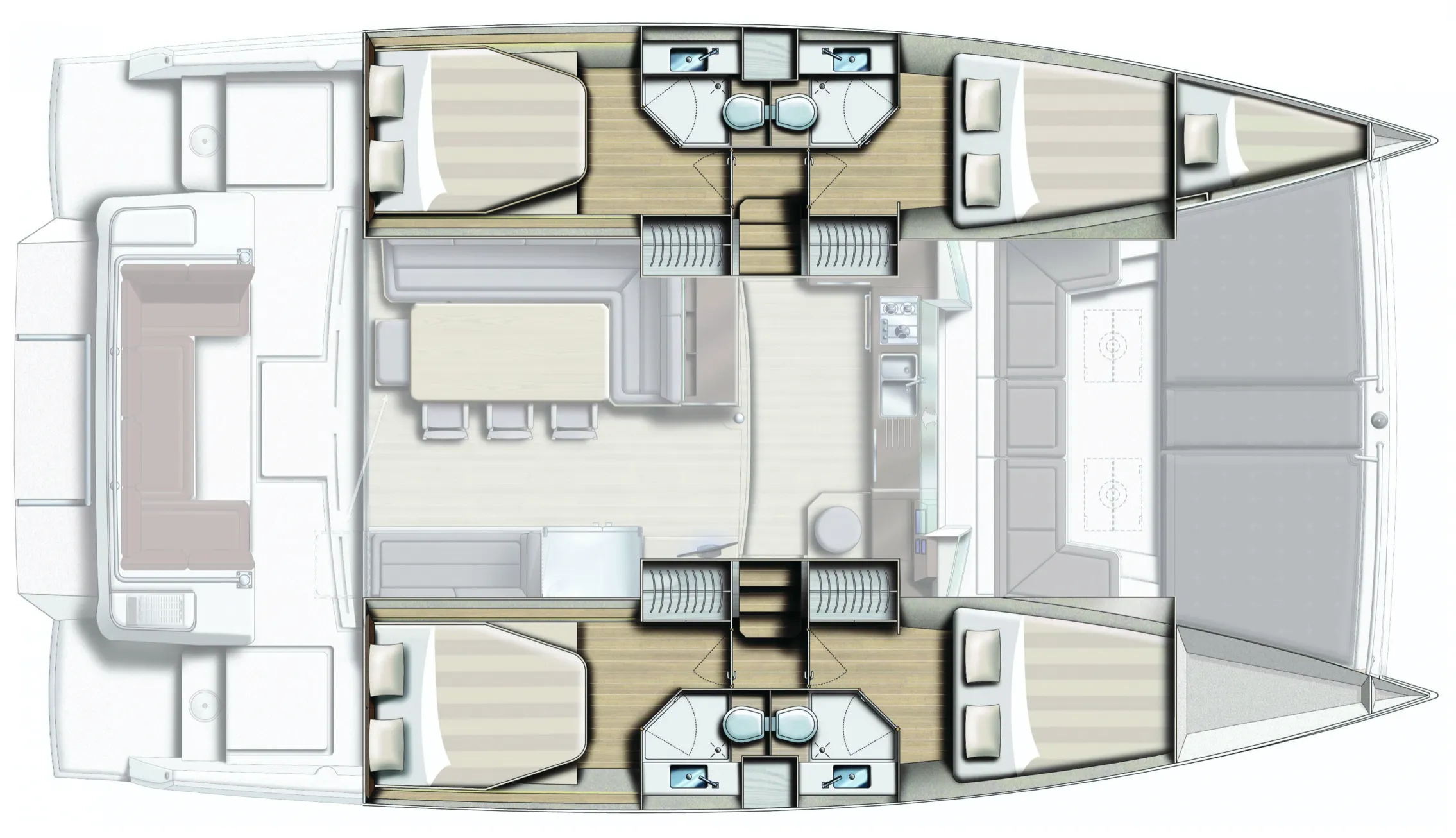 Charter a 13.1m Catamaran Bali 4.3 in Anzio