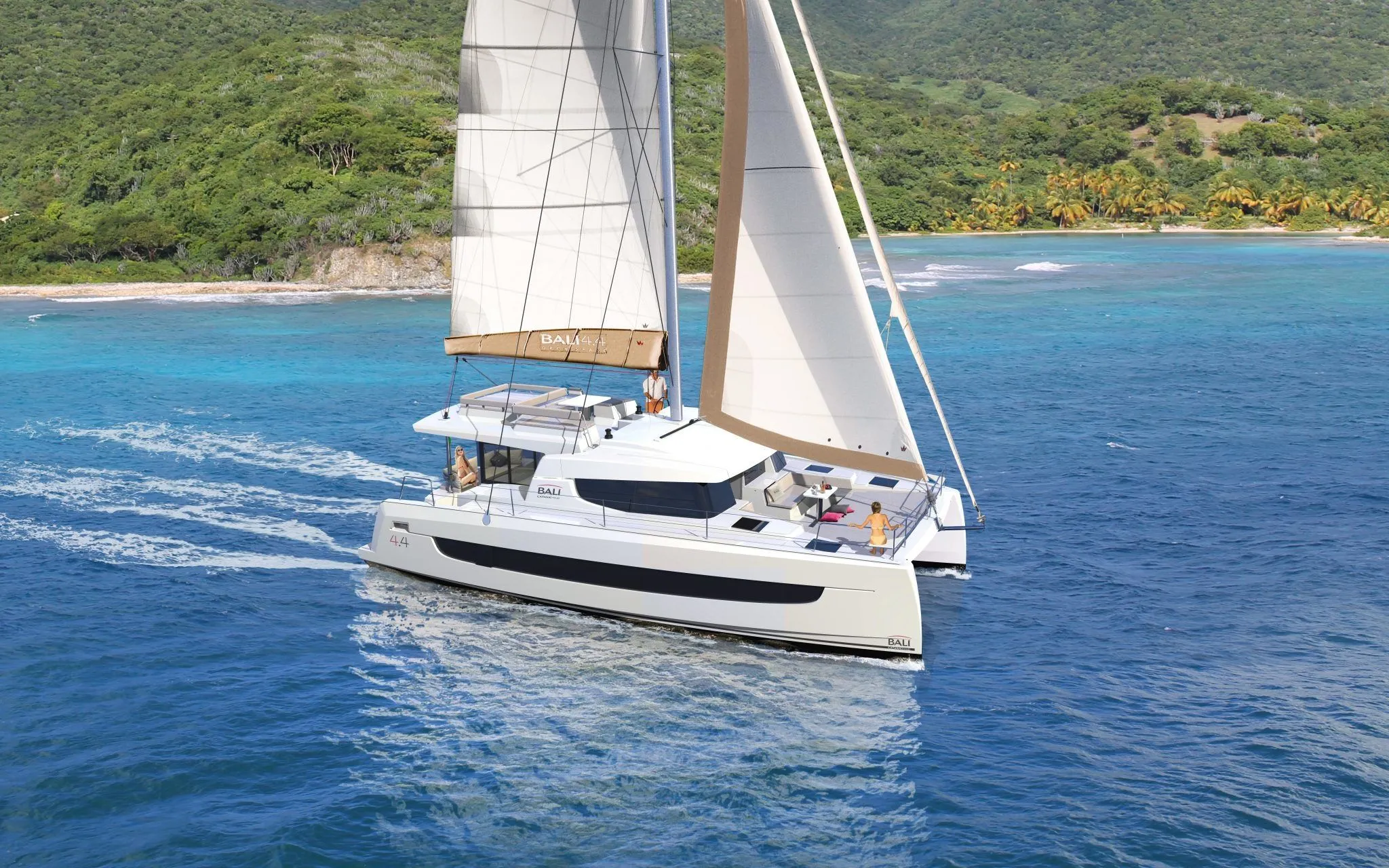 Boot - Rent a 13.75m Bali 4.4 Catamaran in Parham Town