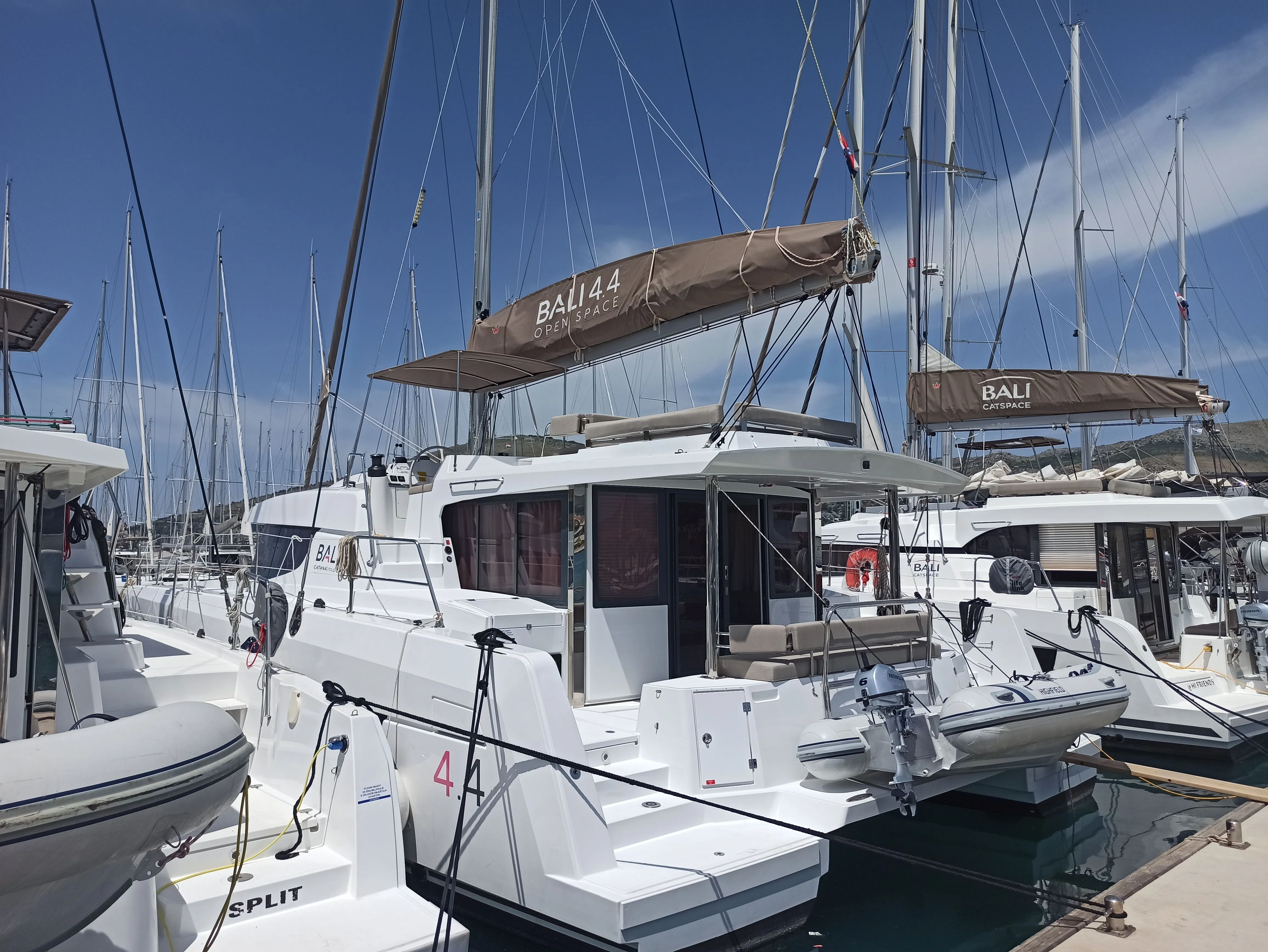 Charter a 13.75m 5 Cabin Catamaran in Trogir