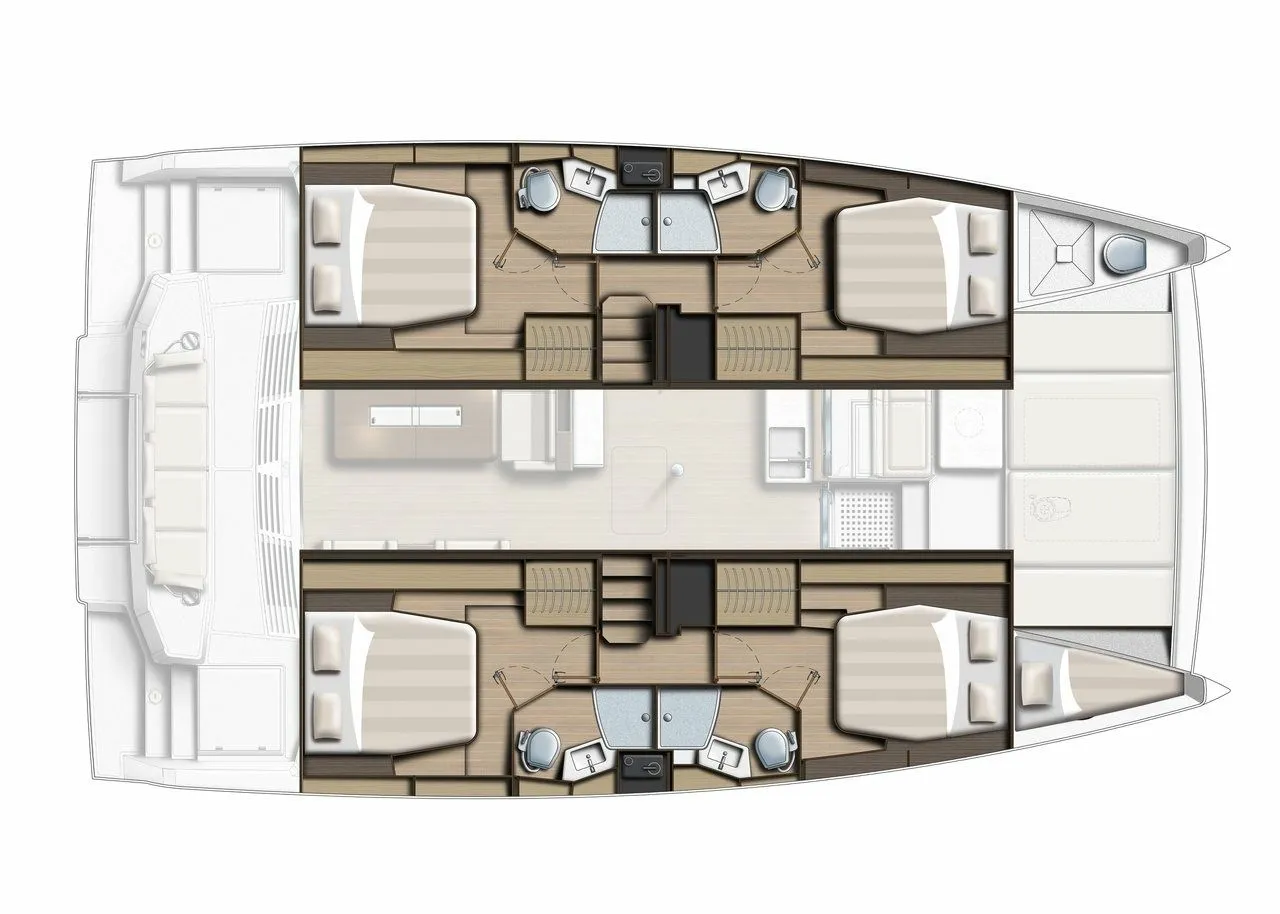 Charter a 13.5m Catamaran in Pirovac
