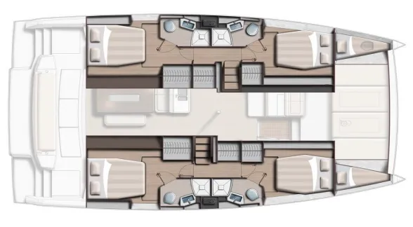 Charter a 13.75m 6 Cabin Catamaran in Skiathos Town